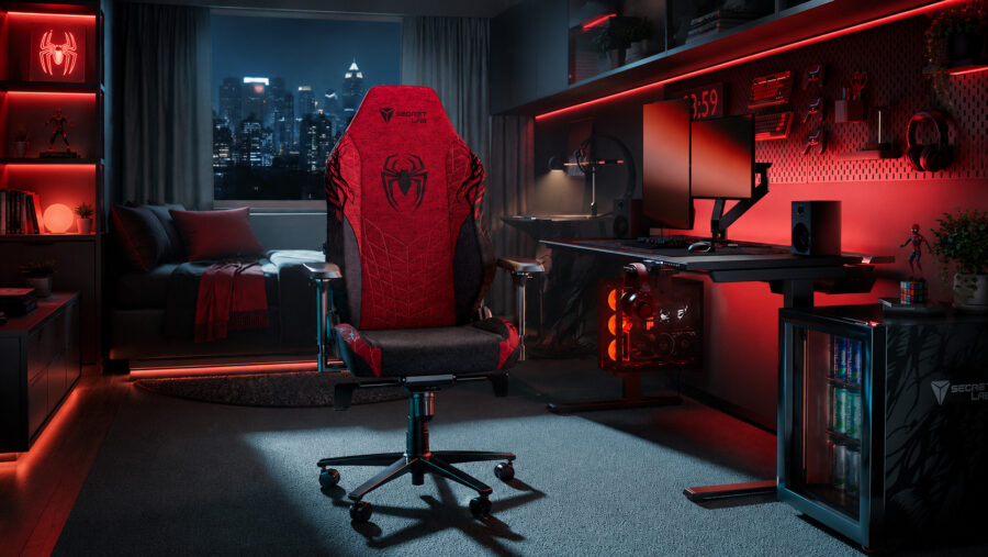 Spider-Man prend place dans la nouvelle Secretlab TITAN Evo