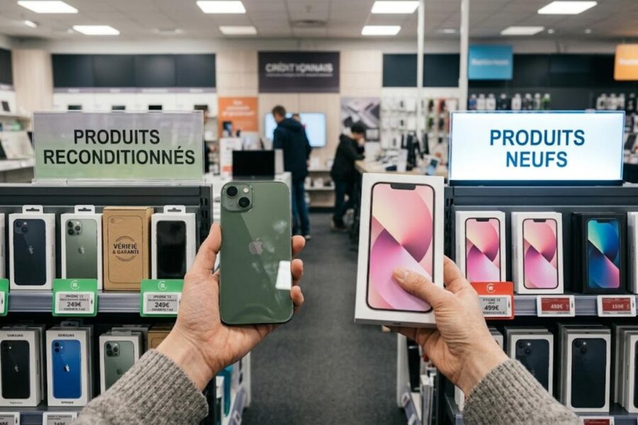 Choisir entre un produit neuf et reconditionné