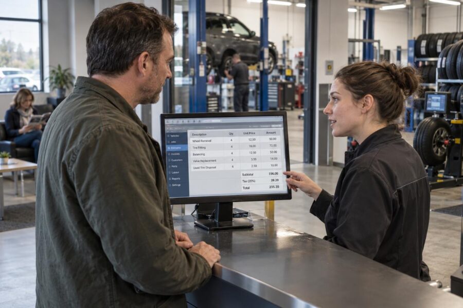 Comparaison des frais avant de faire une réservation dans un garage spécialisé