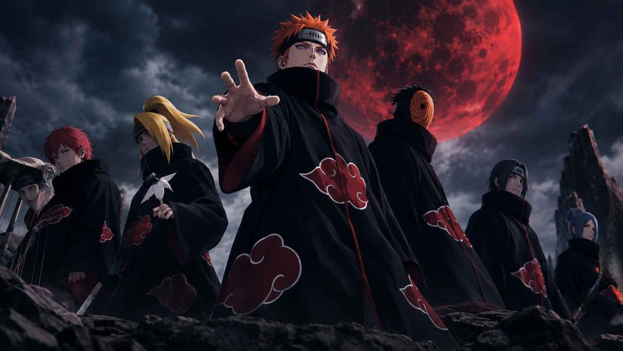 L'organisation Akatsuki comme premier groupe antagoniste de l'univers Naruto