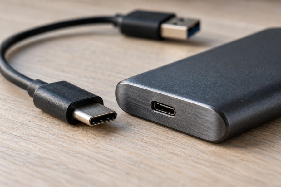 Vérification de la connectique USB